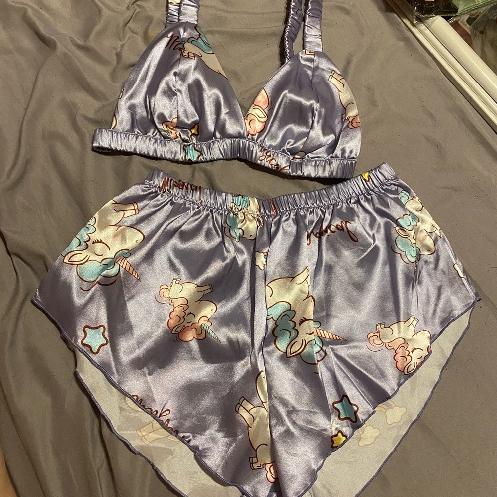 Purple unicorn pjs